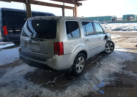 2013 Honda Pilot Ex-L из США, поврежденный, VIN 5FNYF4H5XDB037220